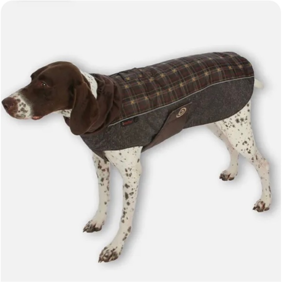S Ultra Paws Plaid DOG Comfort Coat Warm Fleece Reflective Water Repellent NWT